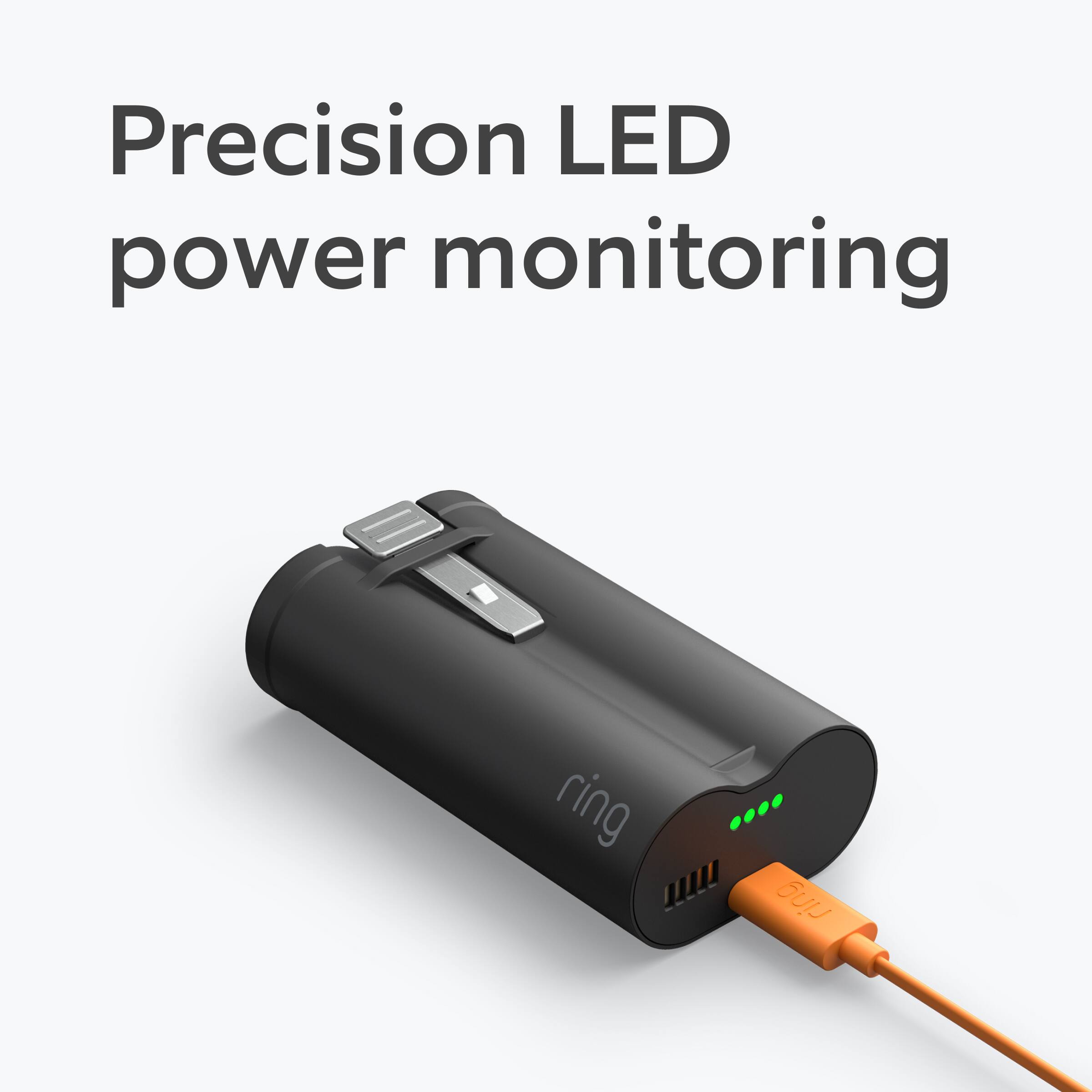 Precision LED power monitoring ring