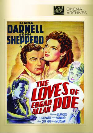 Front. The Loves of Edgar Allan Poe - DVD.