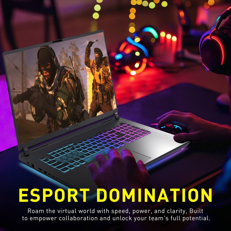 ESPORT DOMINATION

Roam the virtual world with speed, power, and clarity. Built to empower collaboration and unlock your team's full potential.