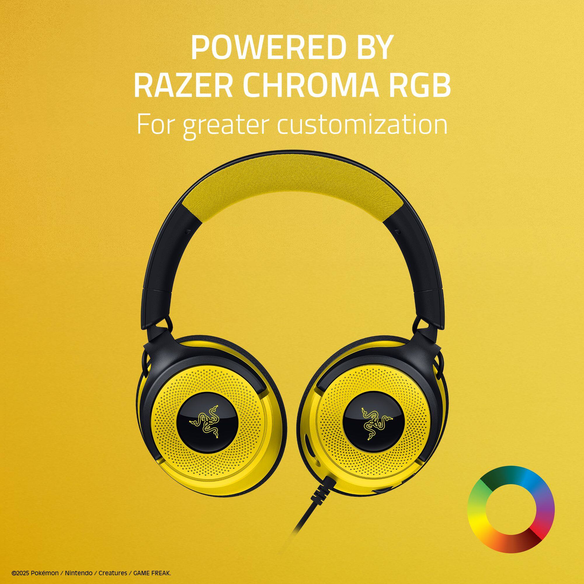 POWERED BY RAZER CHROMA RGB For greater customization ©2025 Pokémon / Nintendo / Creatures / GAME FREAK.