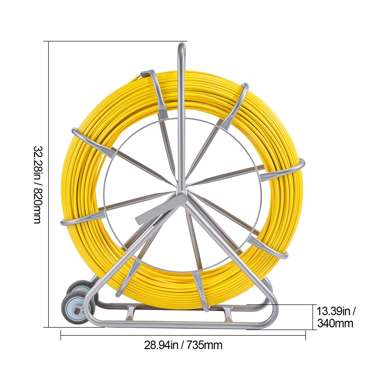 32.28in / 820mm  
13.39in / 340mm  
28.94in / 735mm