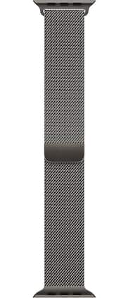 Apple - Watch Band - Milanese Loop (45mm) - Graphite - Gray