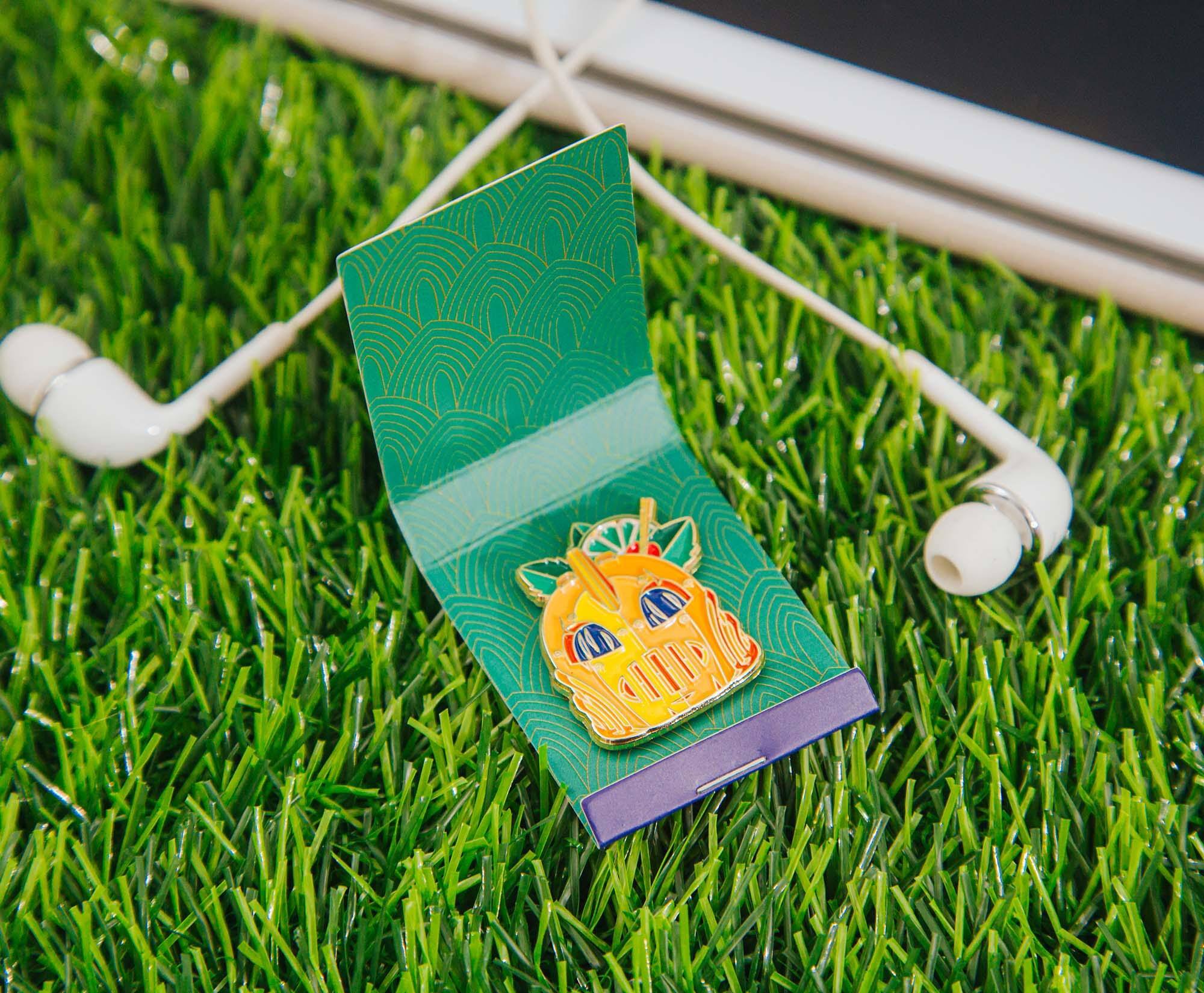 Alt View 3. Disney - Disney The Rocketeer Bulldog Bungalow Enamel Pin - Brown.