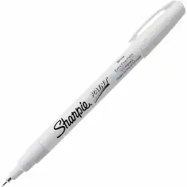 Sharpie - Extra Fine Oil Based Paint Marker Extra Fine Marker Point White Ink Oil Based 1 Each