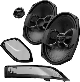 Infinity - KAPPA PERFECT 900X 6x9 Component Speaker System compatible with Harley Davidson Motorcycles - Black