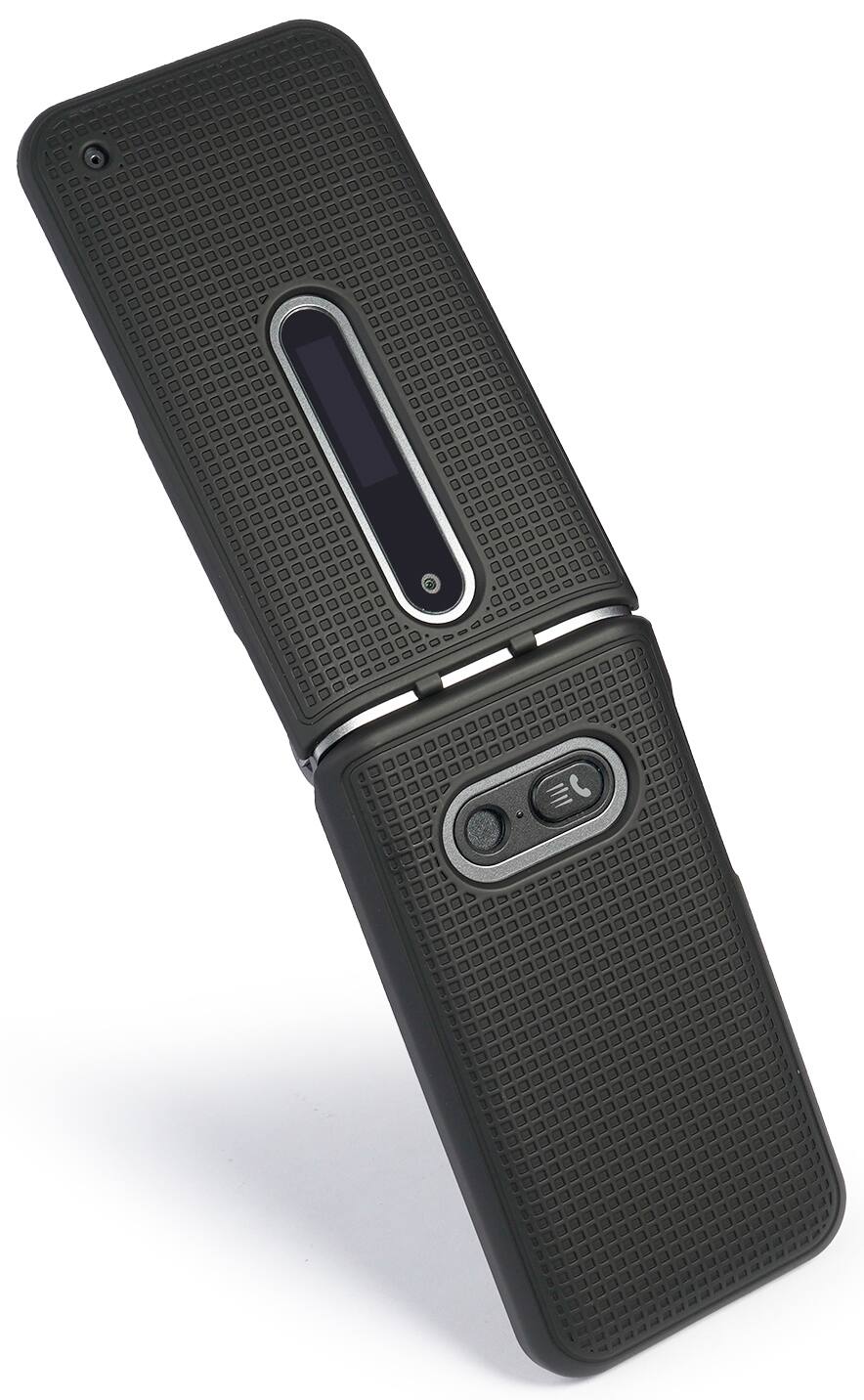 Alt View 6. Nakedcellphone - Case and Belt Clip Holster Combo for LG Classic Flip Phone - Black.