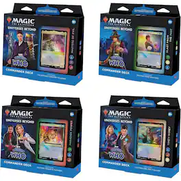 Wizards of The Coast - Magic: The Gathering TCG - Universes Beyond: Doctor Who Commander Deck Bundle