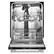 Alt View 8. KitchenAid - KitchenAid - KitchenAid® Third Level Jet Rack Dishwasher with 40+ Total Wash Jets 41 dBA - PrintShield Stainless.