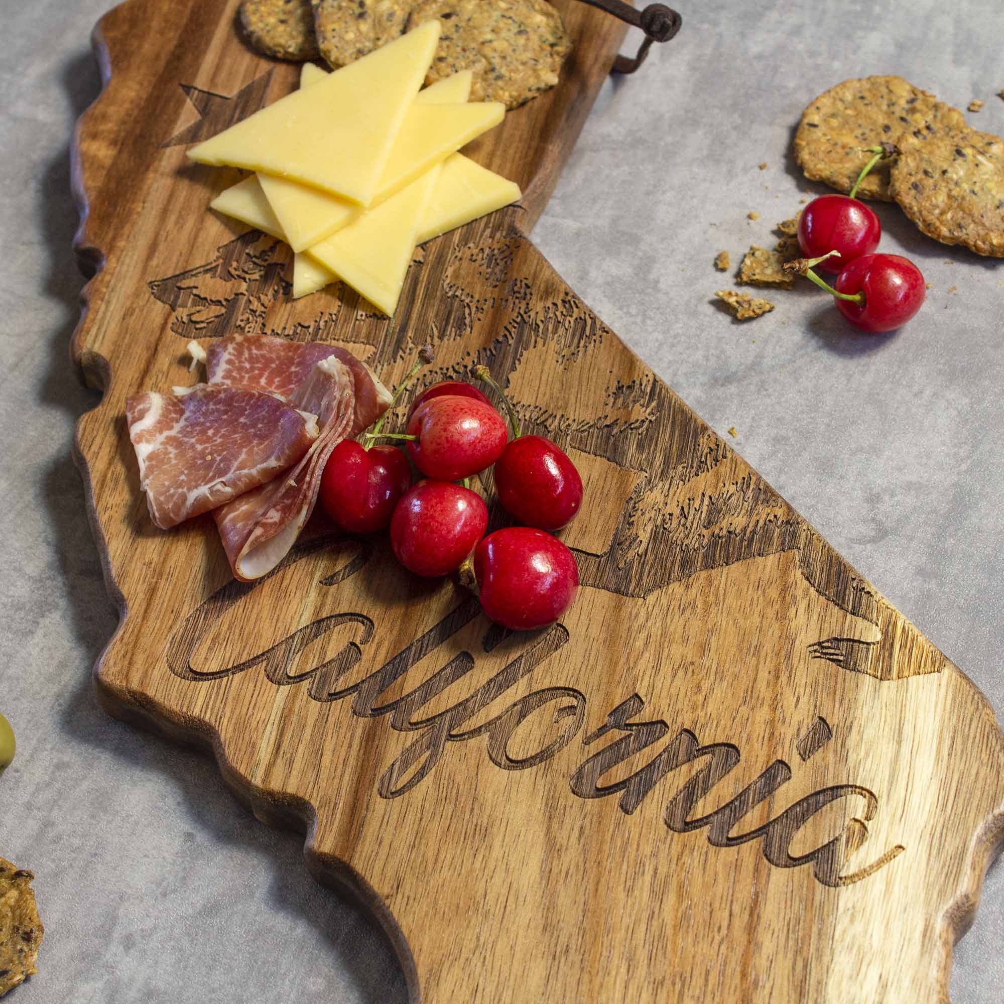 Alt View 2. Rock & Branch - Origins Series California Cutting Board.