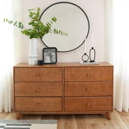 Plank+Beam - Classic 6-Drawer Dresser - Pecan