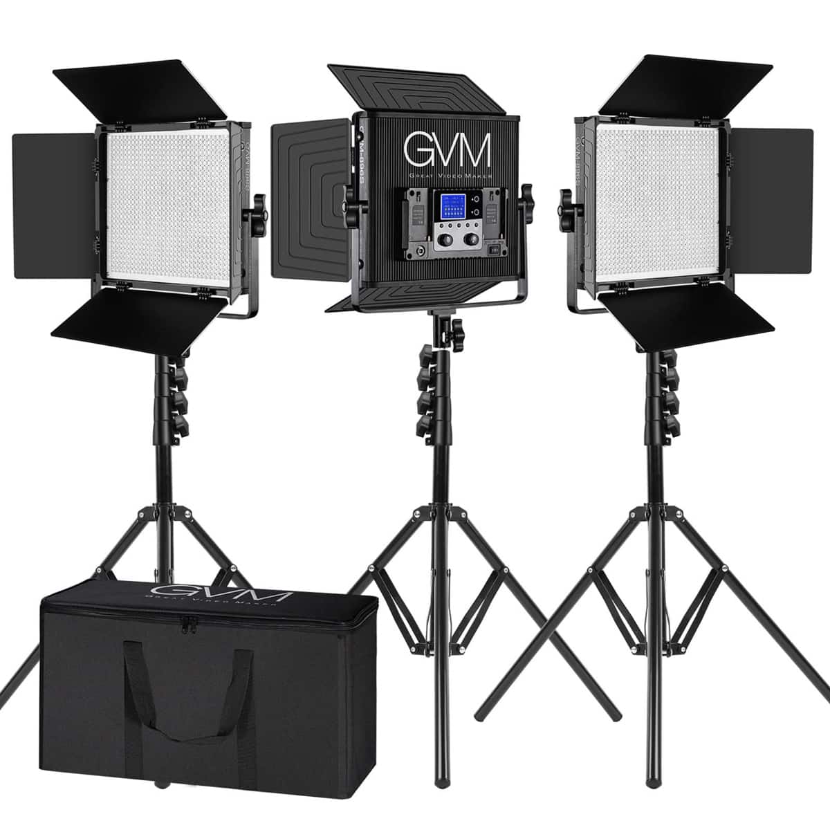 GVM - 896S 50W Bi-Color Soft LED Panel 3-Light Kit price history on PriceWatchPro