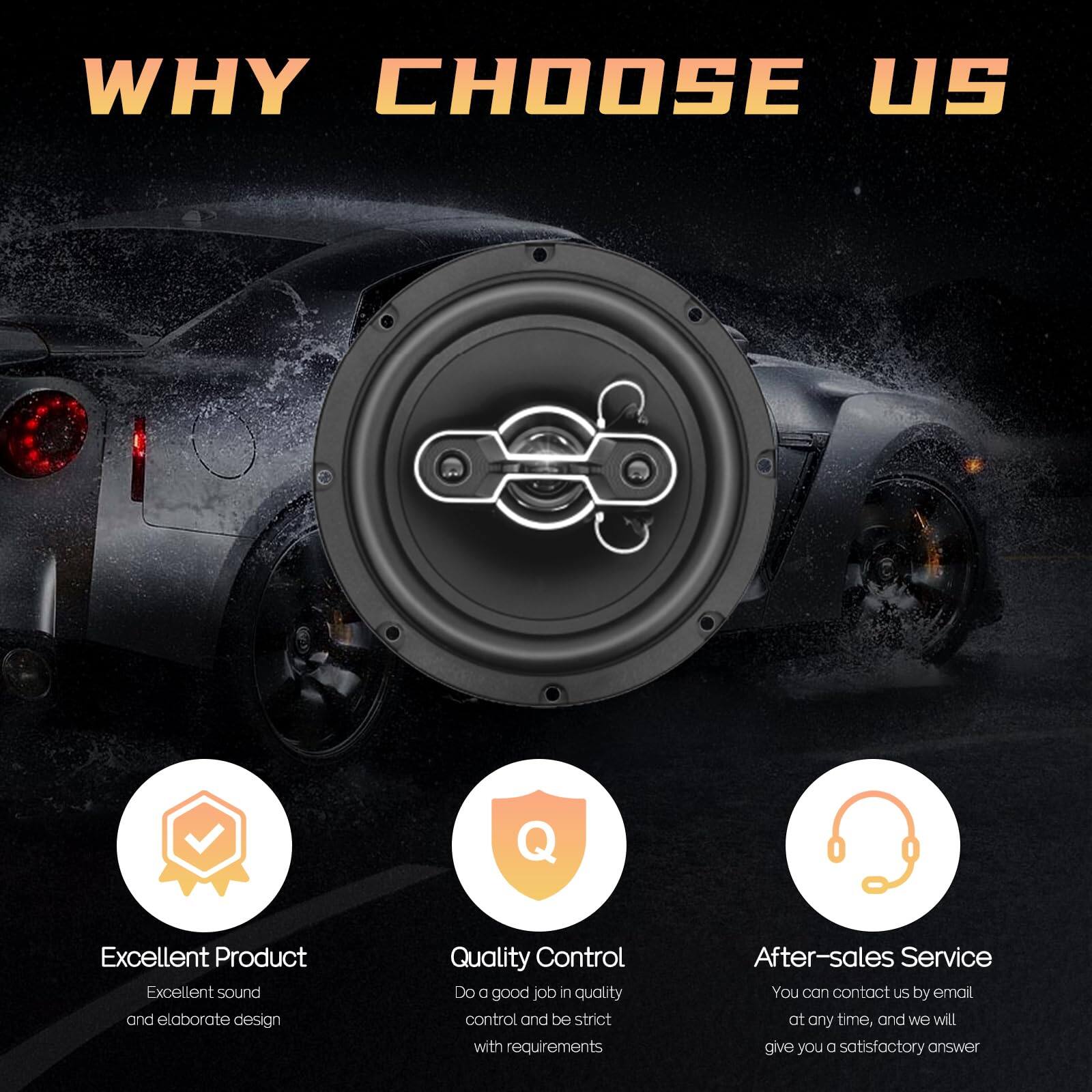 **WHY CHOOSE US**

- **Excellent Product**
  - Excellent sound and elaborate design

- **Quality Control**
  - Do a good job in quality control and be strict with requirements

- **After-sales Service**
  - You can contact us by email at any time, and we will give you a satisfactory answer