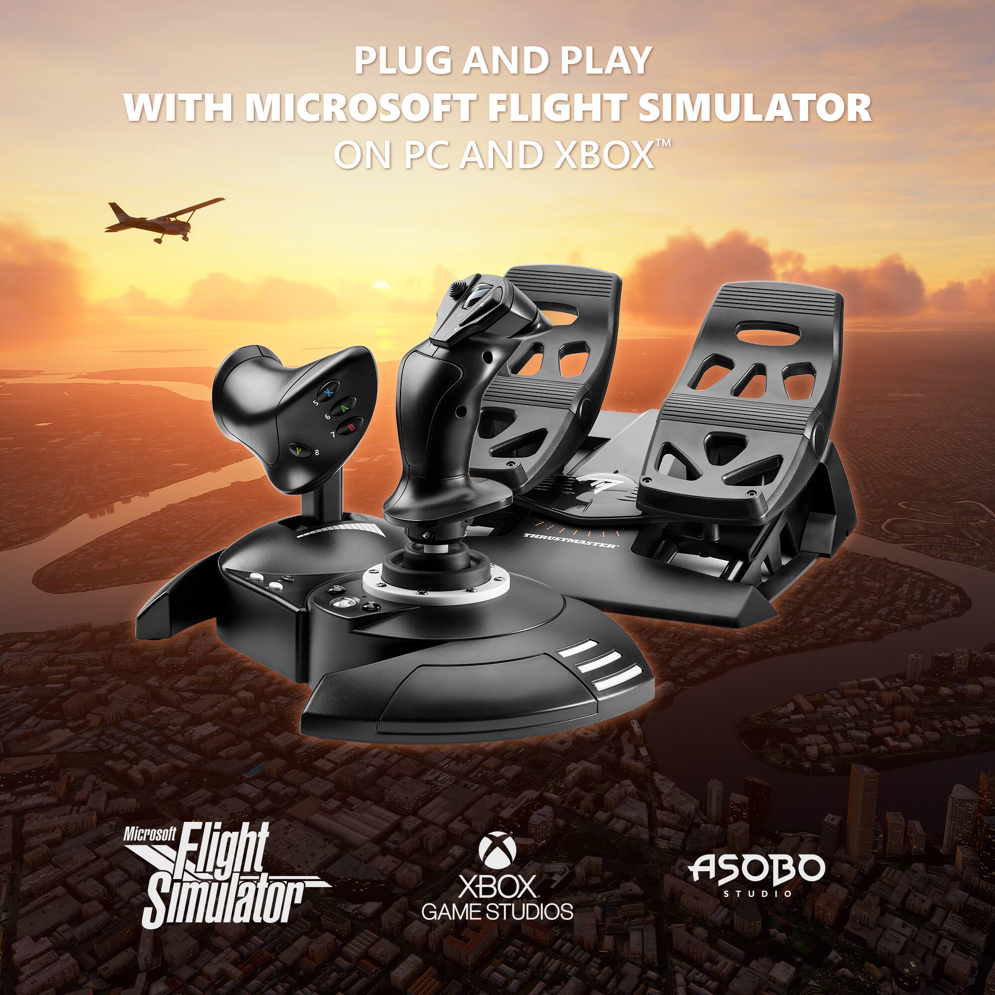 PLUG AND PLAY WITH MICROSOFT FLIGHT SIMULATOR ON PC AND XBOX™

Microsoft Flight Simulator

XBOX GAME STUDIOS

ASOBO STUDIO