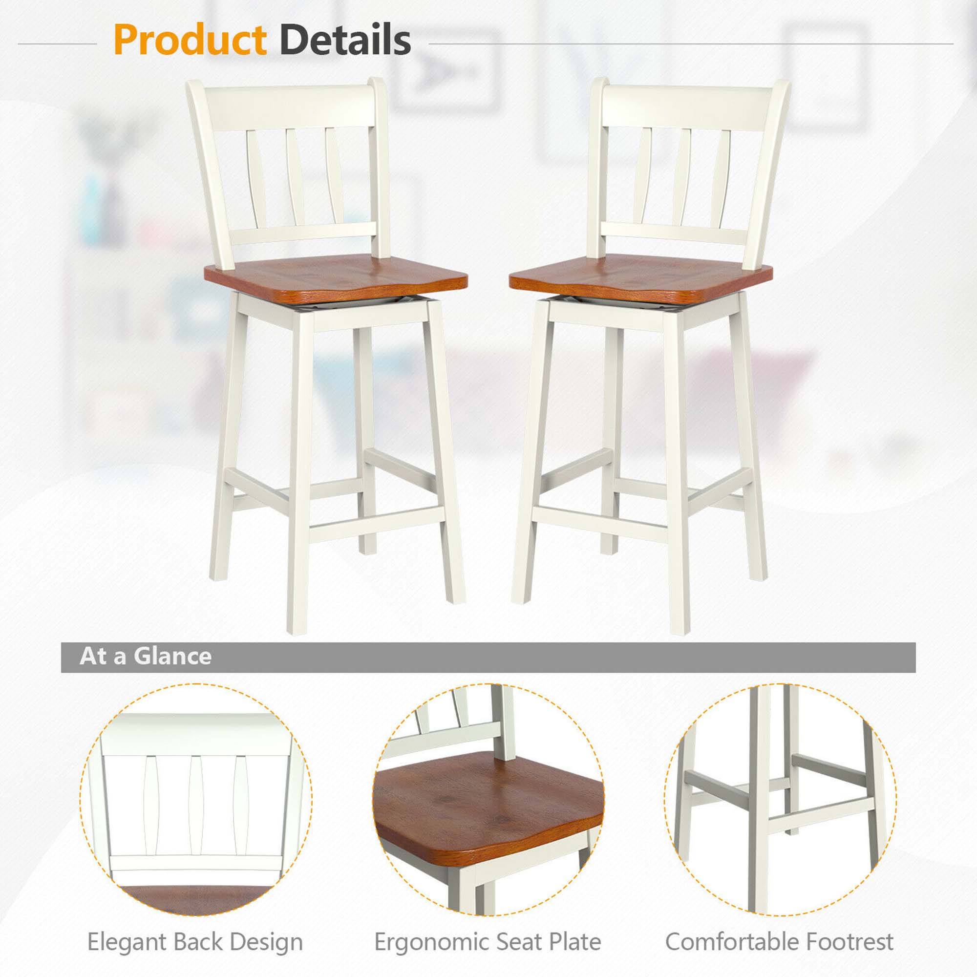 Product Details
At a Glance
Elegant Back Design
Ergonomic Seat Plate
Comfortable Footrest