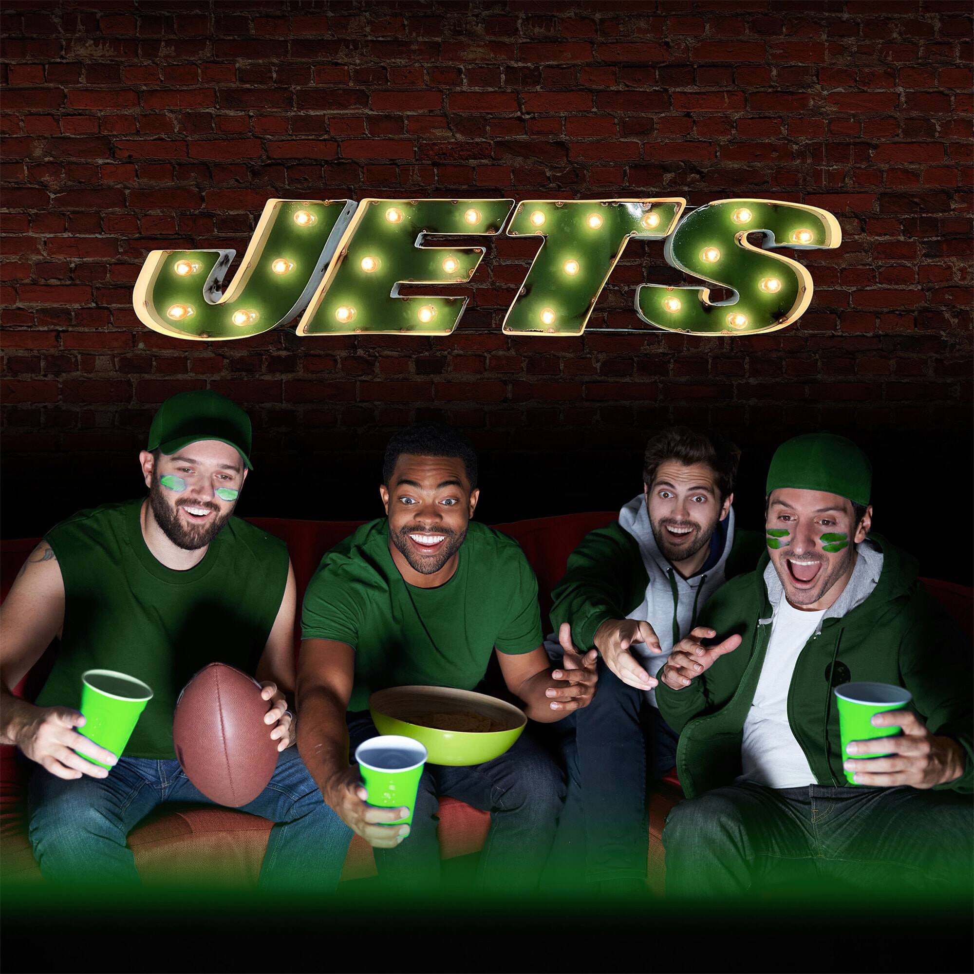 Alt View 2. Imperial - 7.75" x 42" Lighted Recycled Metal Sign - Multicolor.