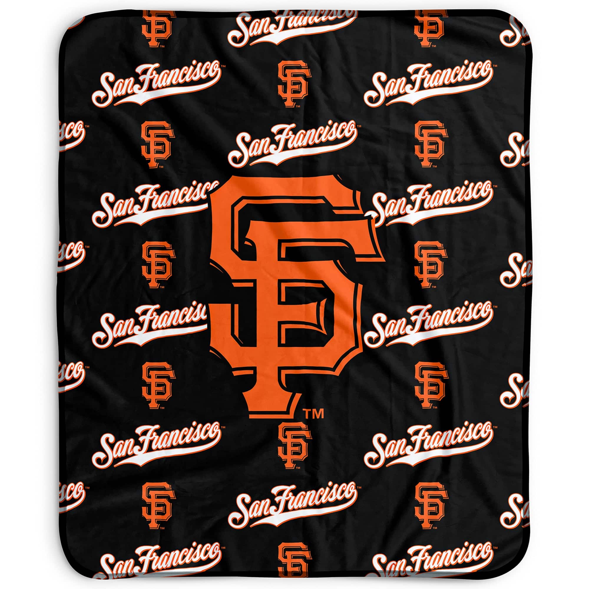 Pegasus - San Francisco Giants 50" x 60" Repeat Wordmark Fleece Blanket - Multicolor