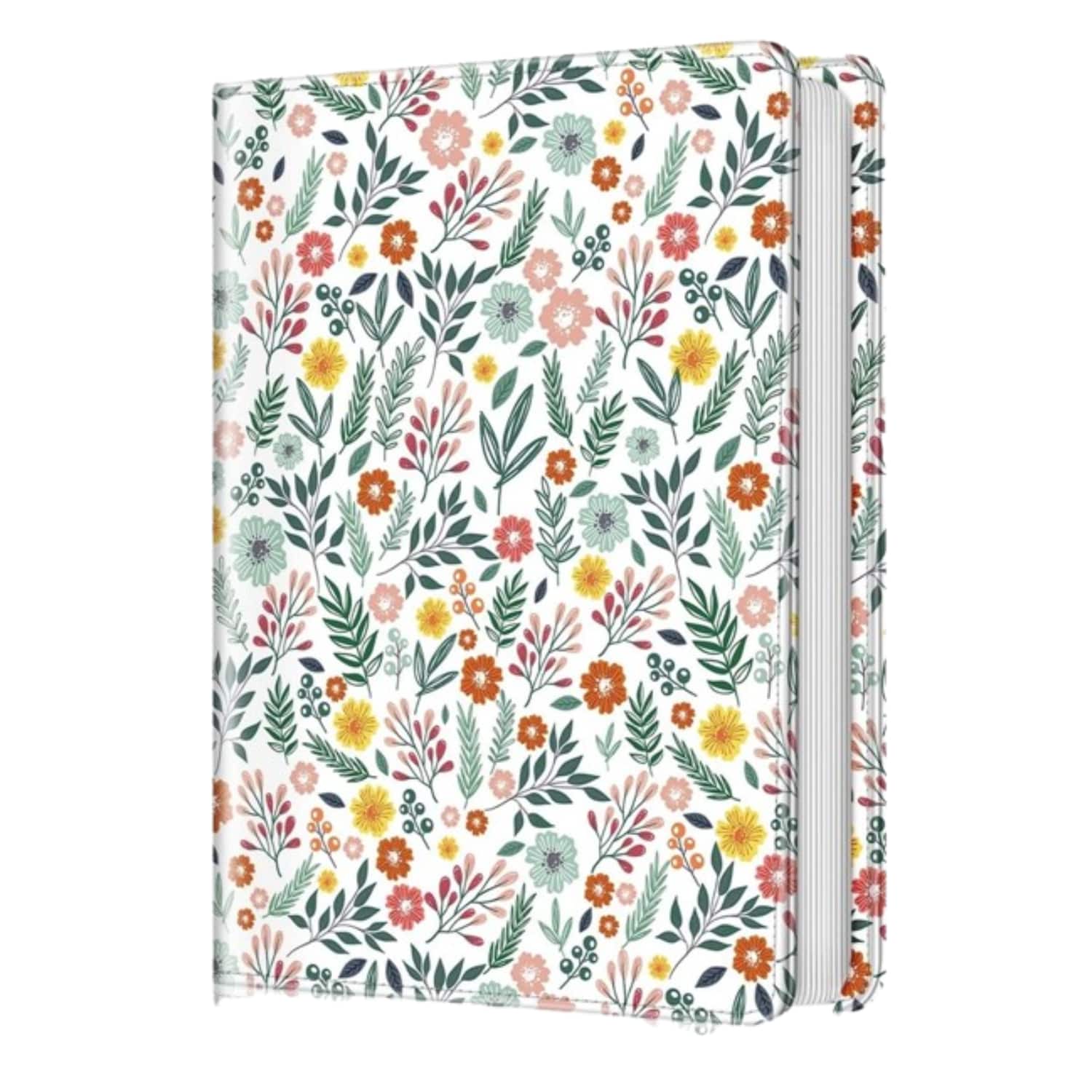Stock Preferred - 4x6 Photo Album 112 Pocket Capacity Mini Book with Vegan PU Leather Cover - Spring Bloom
