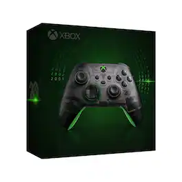 Microsoft - Xbox Wireless Controller: 20th Anniversary Special Edition Xbox - Black with green