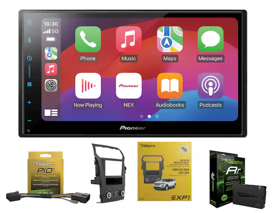 10:30
5G
Phone
Music
Maps
Messages
Now Playing
NEX
Audiobooks
Podcasts
Pioneer
maestro
maestro PIO
CAR INSTALLATION
FORD EXPLORER 2011-2019
EXP
maestro
maestro AR