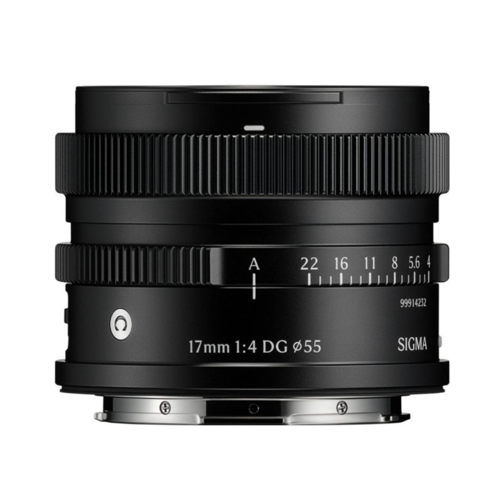 A 22 16 11 8 5.6 4 C 17mm 1:4 DG 55 99914232 SIGMA