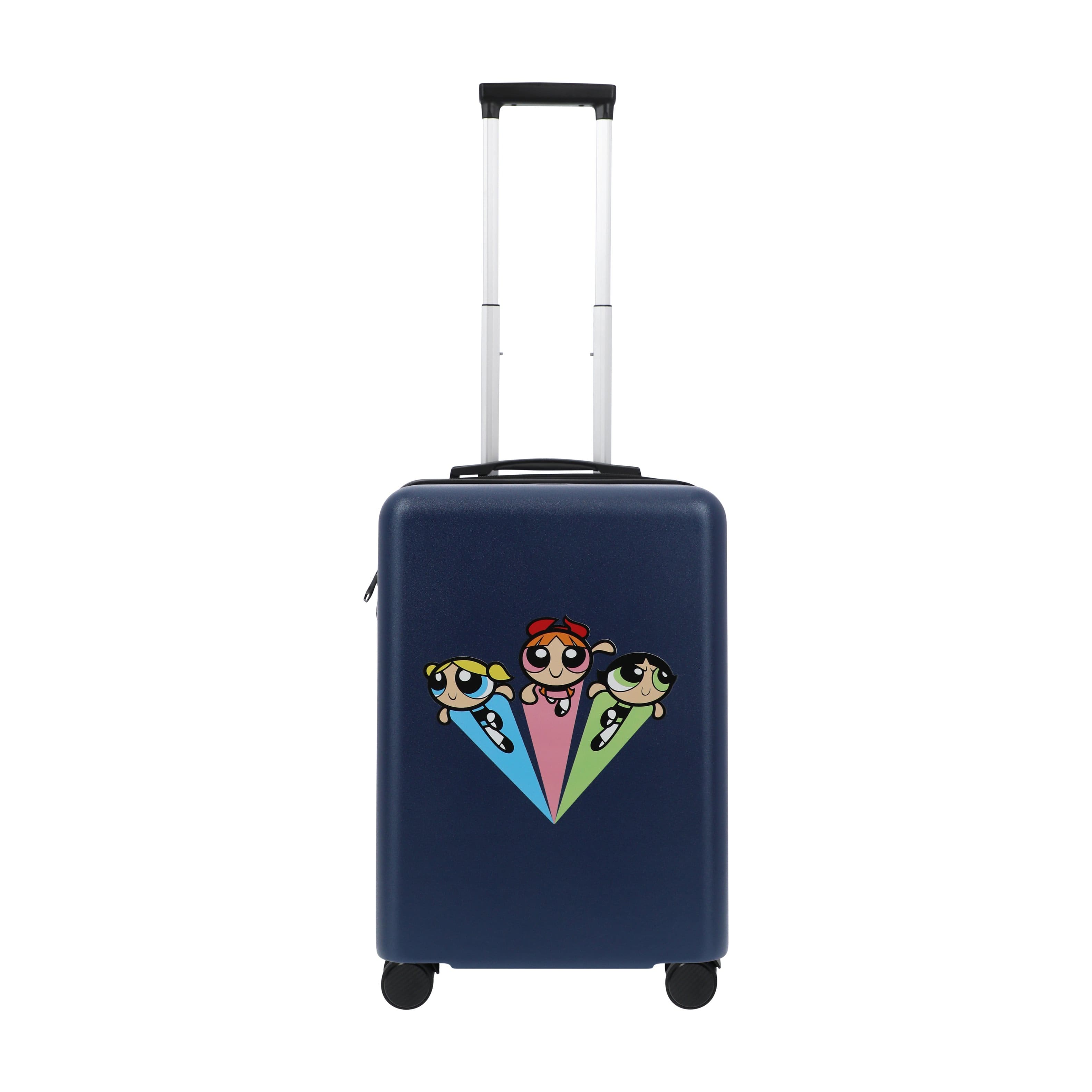 Photos - Luggage Power Ful - WB  PUFF GIRLS 22.5" CARRY-ON  - Blue FKML0010-400 