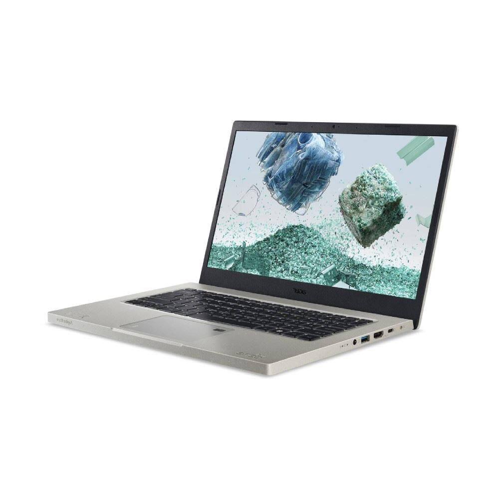 Angle. Acer - Aspire Vero - 14" Laptop i5-1235U 1.30GHz 8GB RAM 512GB SSD W11H | AV14-51-59UW | NX.KBMAA.001 - Gray.