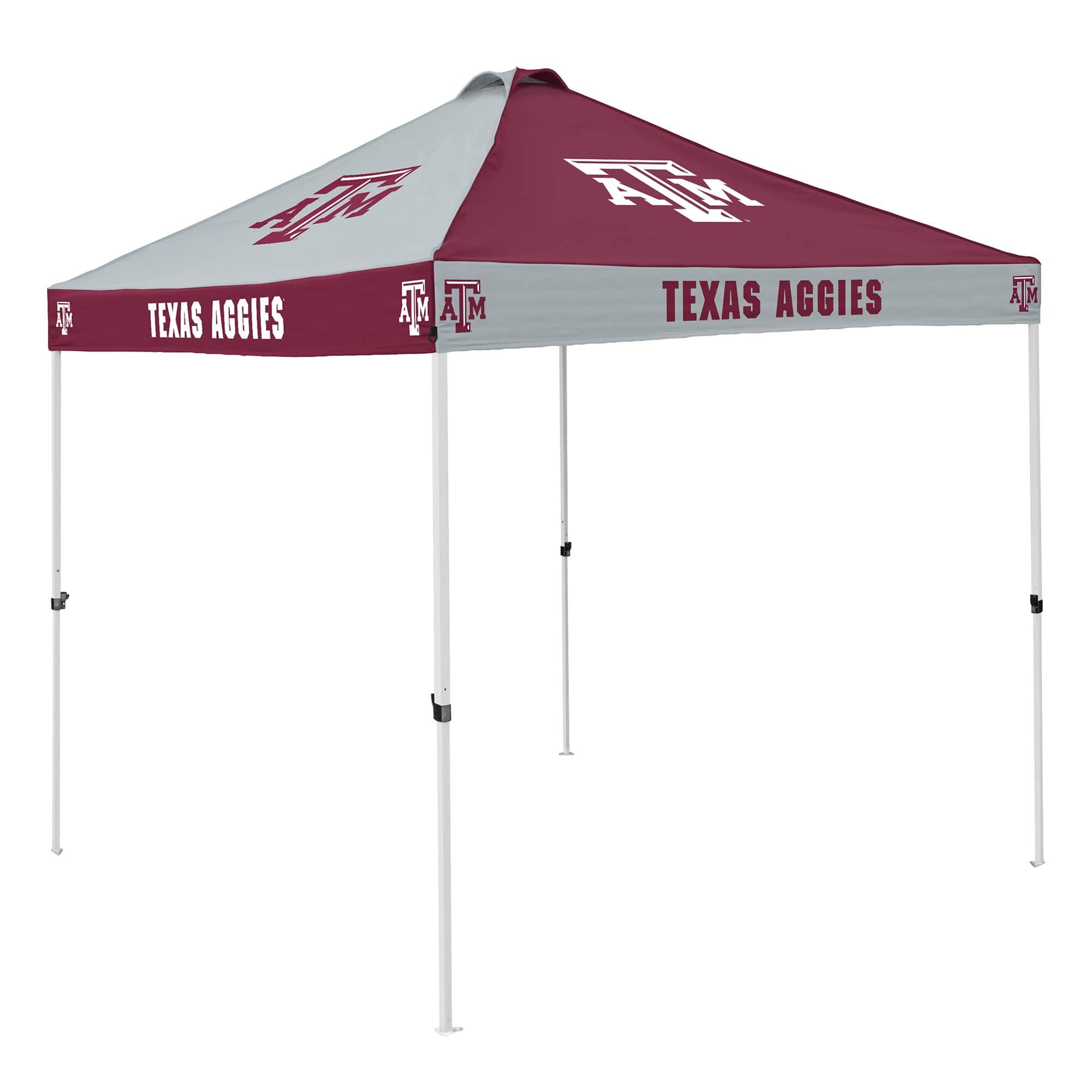 Logo Brands - Texas A&M Aggies 9' x 9' Checkerboard Canopy Tent - Maroon