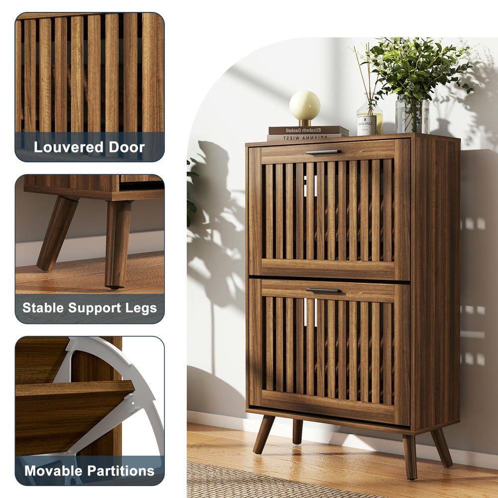 Louvered Door  
Stable Support Legs  
Movable Partitions