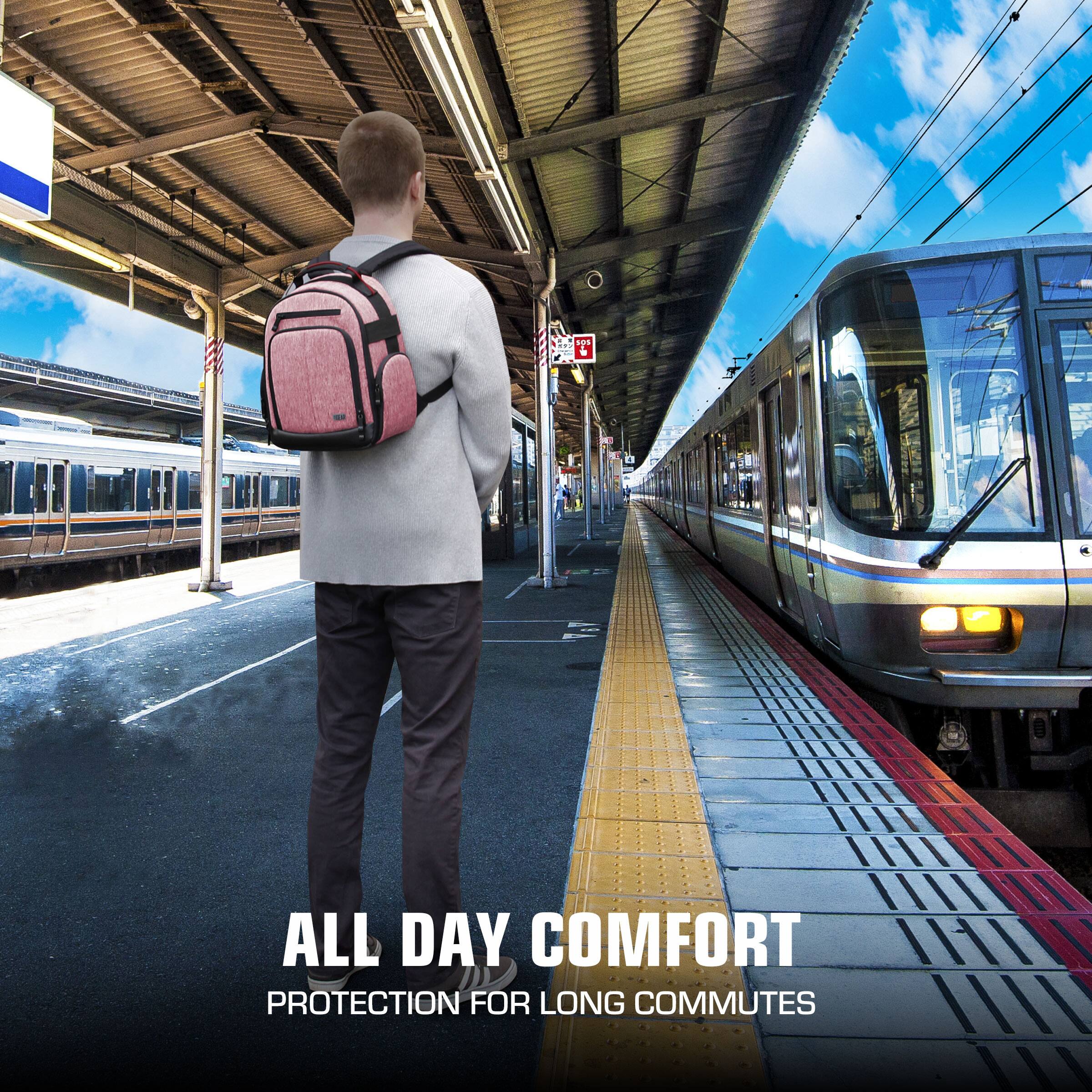 ALL DAY COMFORT  
PROTECTION FOR LONG COMMUTES