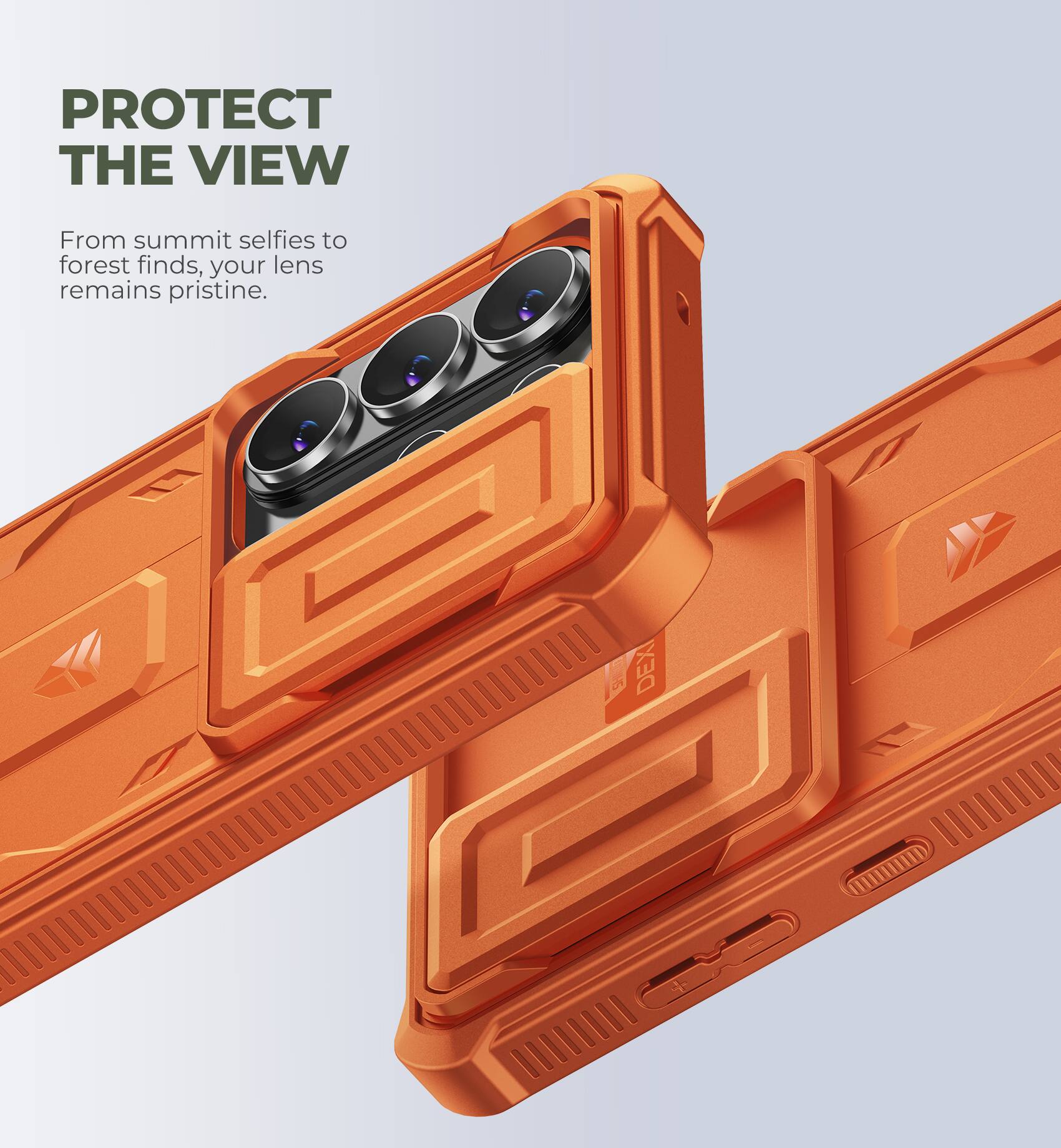 PROTECT THE VIEW  
From summit selfies to forest finds, your lens remains pristine.