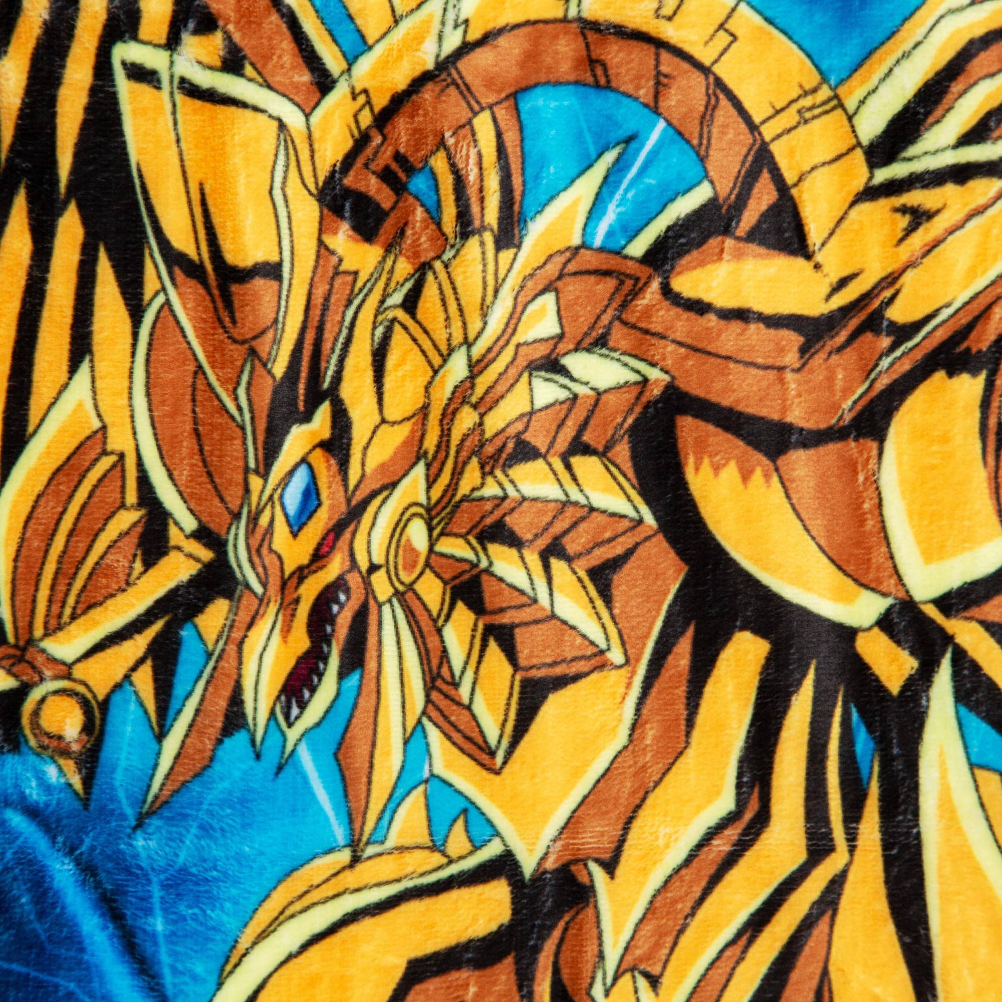 Alt View 1. Surreal Entertainment - Yu-Gi-Oh! Monster Spirits Fleece Throw Blanket | 45 x 60 Inches - Blue.