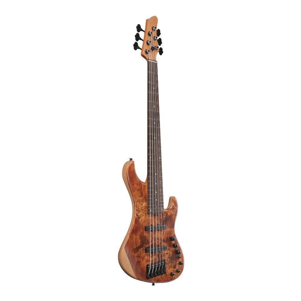 Front. Ibanez - Ibanez MDM1606NML MDM 6str Electric Bass w/Bag - Natural Mocha Low Gloss.