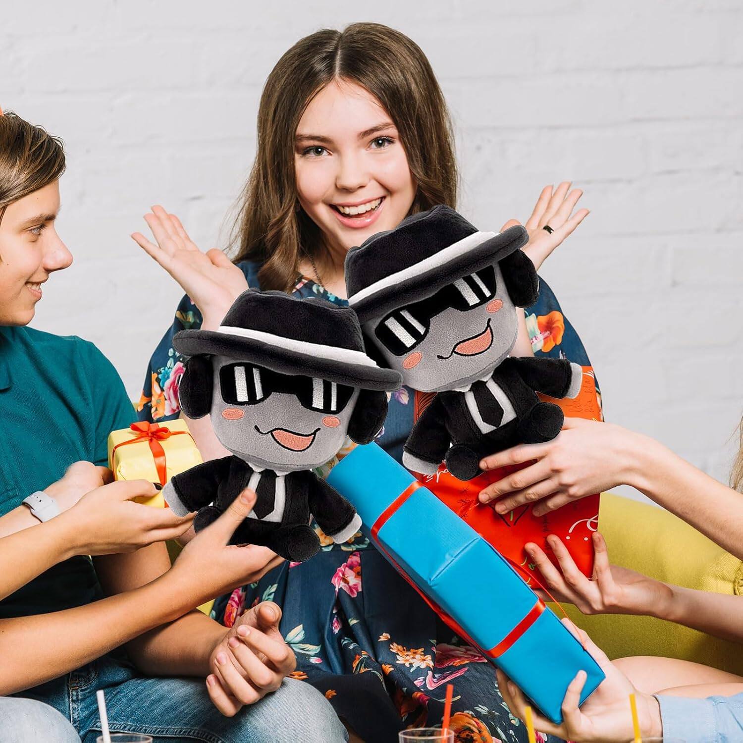 Back. MITAOSLIM - 8 Inch Forsaken Chance Plush Toy Figure Pillow for Room Decor for Video Game Fans.