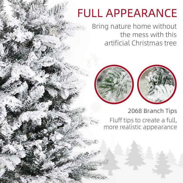 FULL APPEARANCE  
Bring nature home without the mess with this artificial Christmas tree  

2068 Branch Tips  
Fluff tips to create a full, more realistic appearance