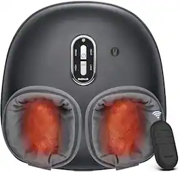 Nekteck - Shiatsu Foot Massager with Soothing Heat & Deep Kneading -Upgraded Remote Control