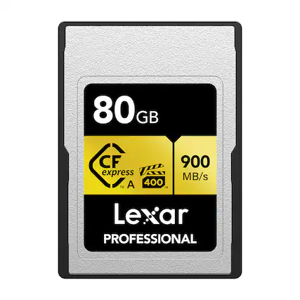 80GB CFexpress A 900 MB/s 400 Lexar PROFESSIONAL