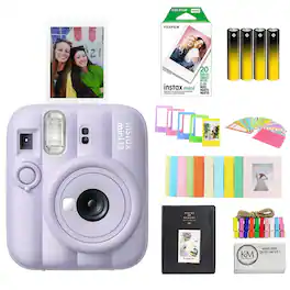 Fujifilm - INSTAX MINI 13 Instant Film Camera | with Instax Mini Film | 20 Exposures + Mini Accessories - Dreamy Purple