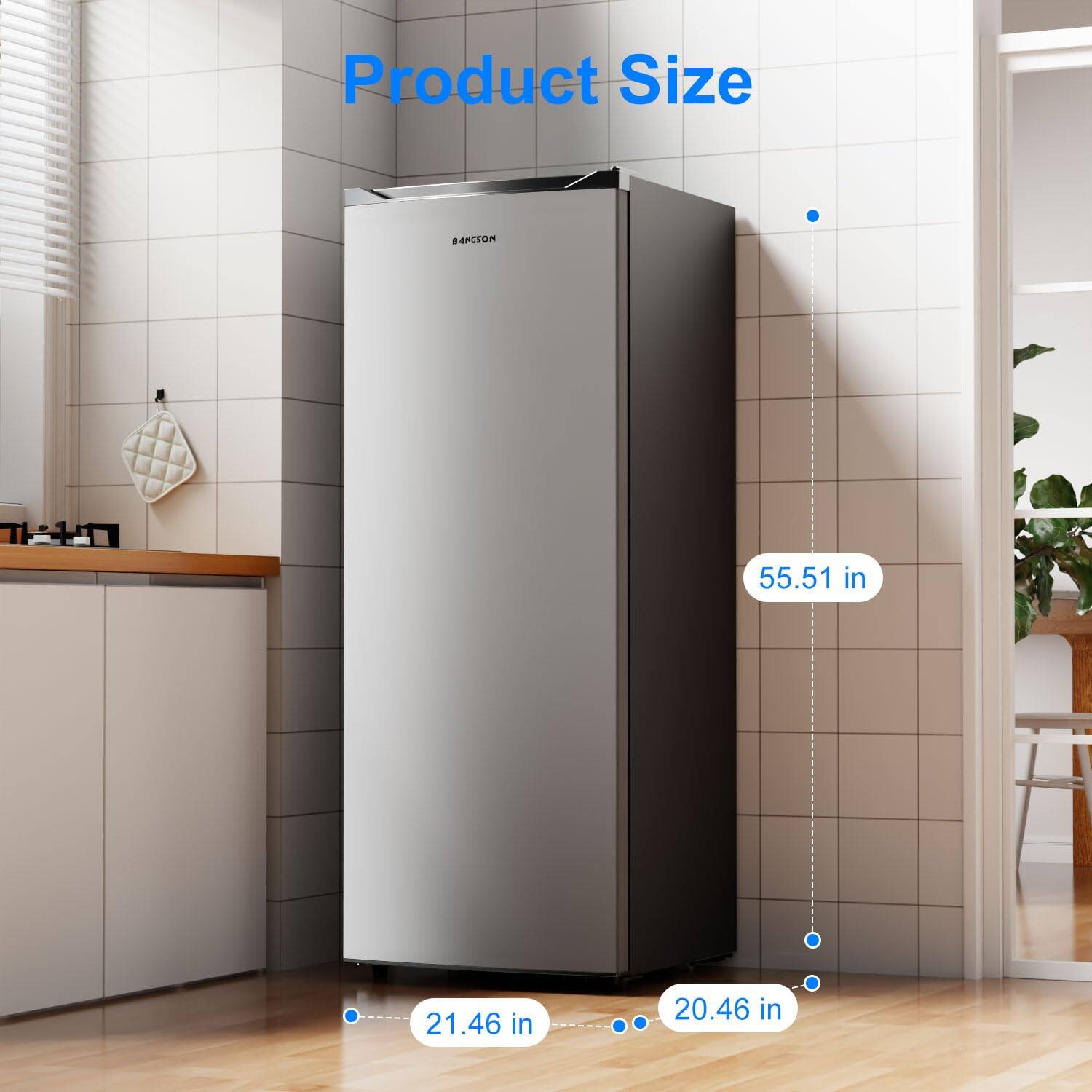 Product Size  
55.51 in  
21.46 in  
20.46 in