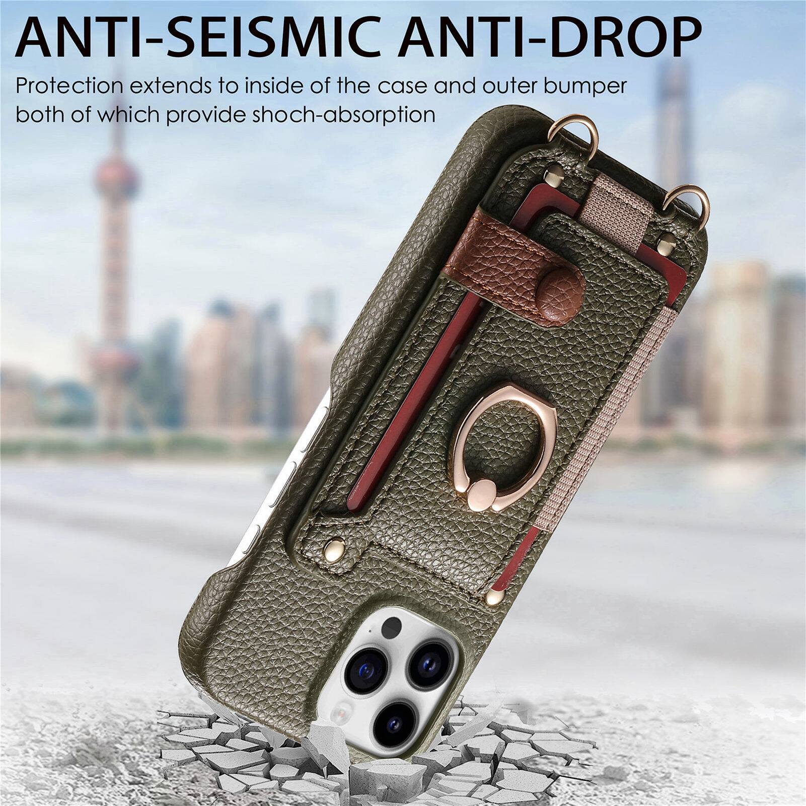 ANTI-SEISMIC ANTI-DROP  
Protection extends to inside of the case and outer bumper both of which provide shock-absorption