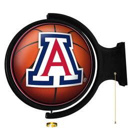 The Fan-Brand - Arizona Wildcats Basketball 21'' x 23'' Rotating Lighted Wall Sign - Multicolor