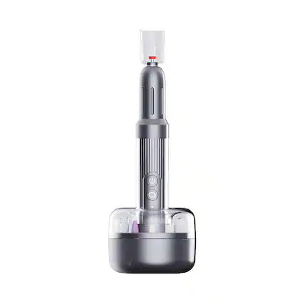 Front. Cluzine - Rechargeable Electric Nail Drill, 6 Speeds, 6 Grinding Heads, LED Display, for Home Manicure.