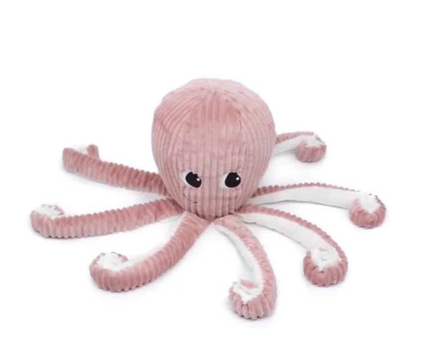 Alt View 10. TriAction Toys - Les Delingos Ptipotos Mom and Baby Octopus Plush | Pink - Pink.