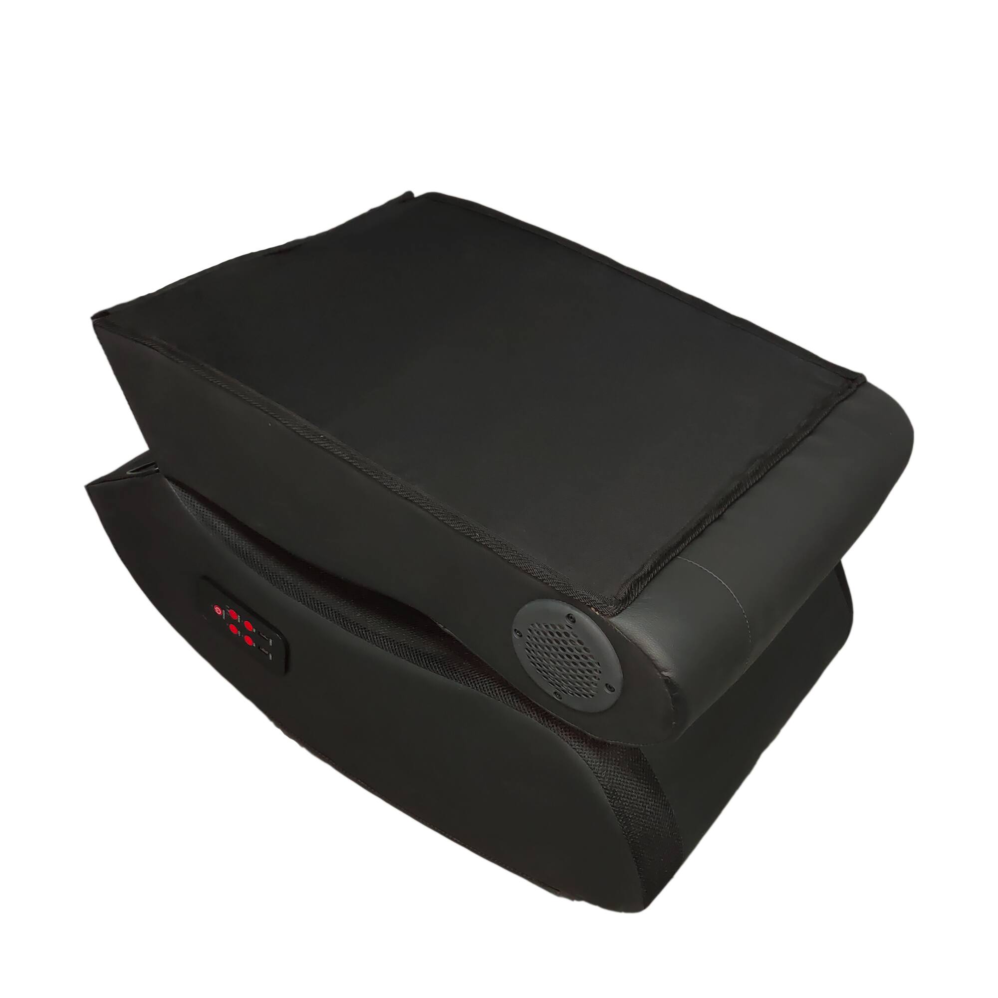 Alt View 8. GOODSILO - Foldable Gaming Chair with Speakers, LED Lights, Bluetooth, Vibration & USB - Black.