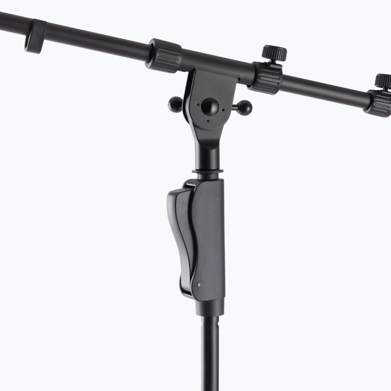 Angle. On Stage Stands - On-Stage MS7550 One-Handed Mic Stand - Black.