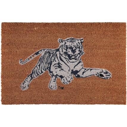 Front. The Memory Company - Jackson State Tigers Team Logo Coir Doormat - Multicolor.