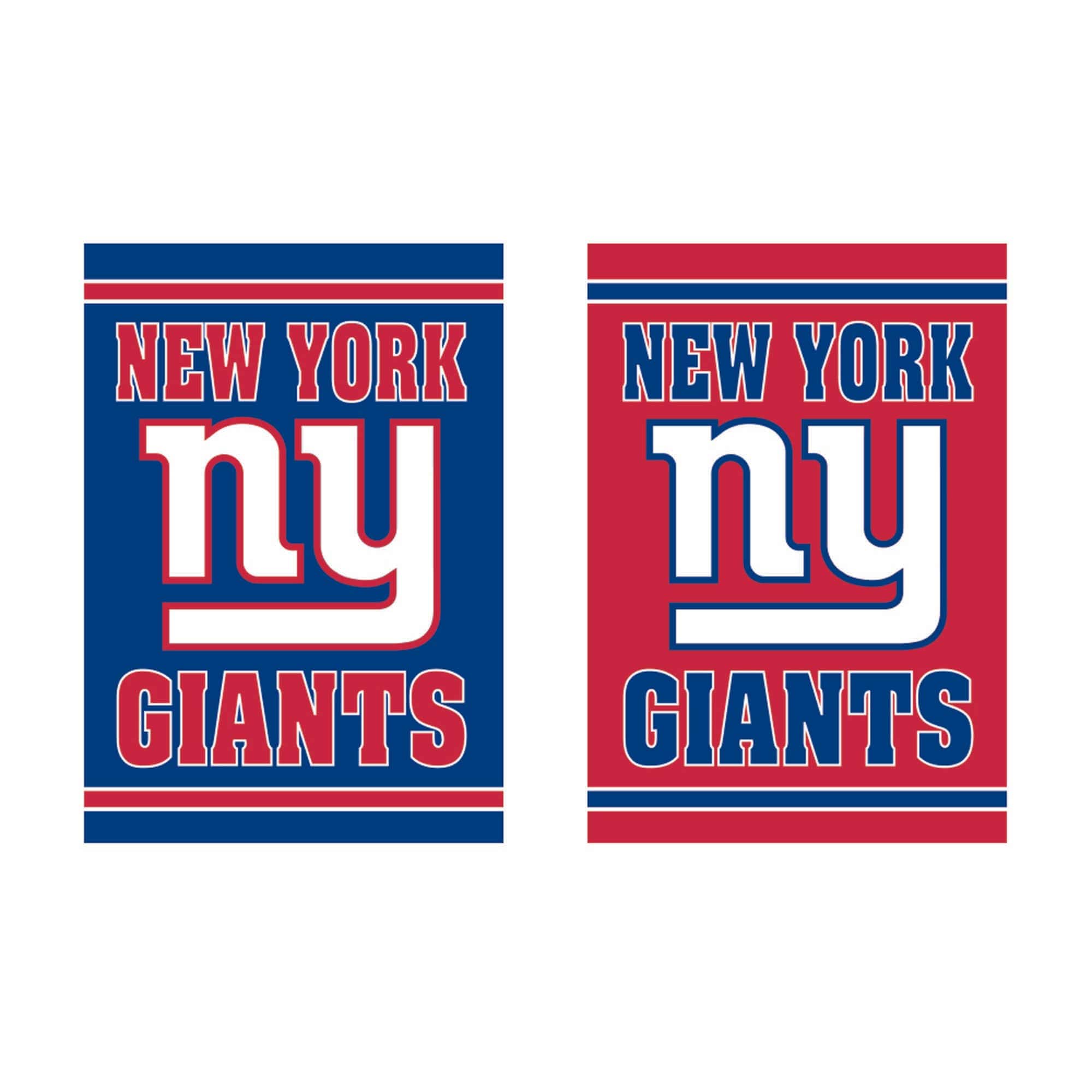 Evergreen Enterprises - New York Giants 12.5" x 18" Double-Sided Embossed Suede Garden Flag - Multicolor