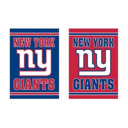 Evergreen Enterprises - New York Giants 12.5" x 18" Double-Sided Embossed Suede Garden Flag - Multicolor