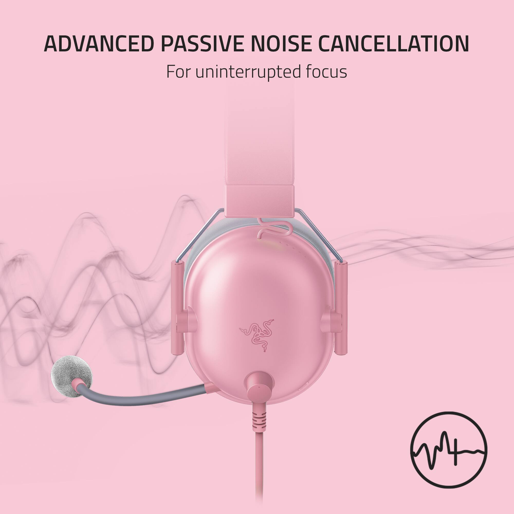 Advanced Passive Noise Cancellation for uninterrupted focus.