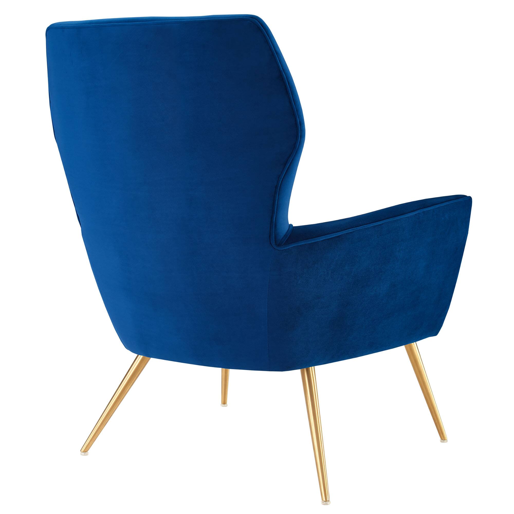 Alt View 2. Modway - Renata Button Tufted Performance Velvet Armchair by Modway - Navy.