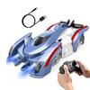 Front. Loheer - Loheer Wall Climbing Car Dual Mode RC Stunt Car Rechargeable 360 Rotating Electric Toy Car with LED Lights.